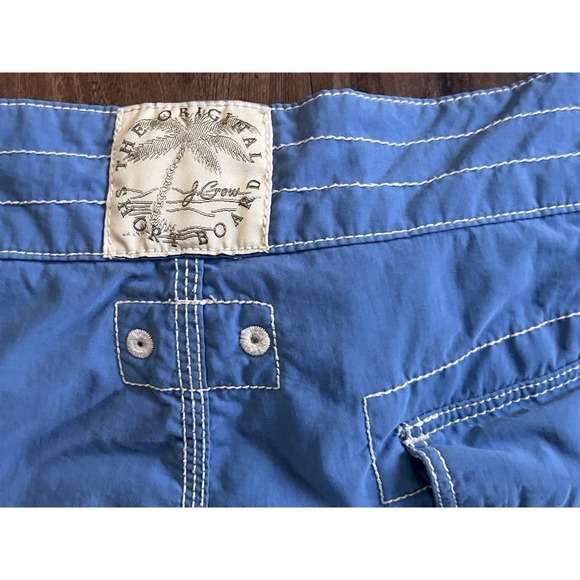 J Crew Men's Blue The Original Board Short With Pocket & Drawstring Size 34 - Picture 4 of 5